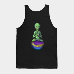 Yoga Zen Alien Tank Top